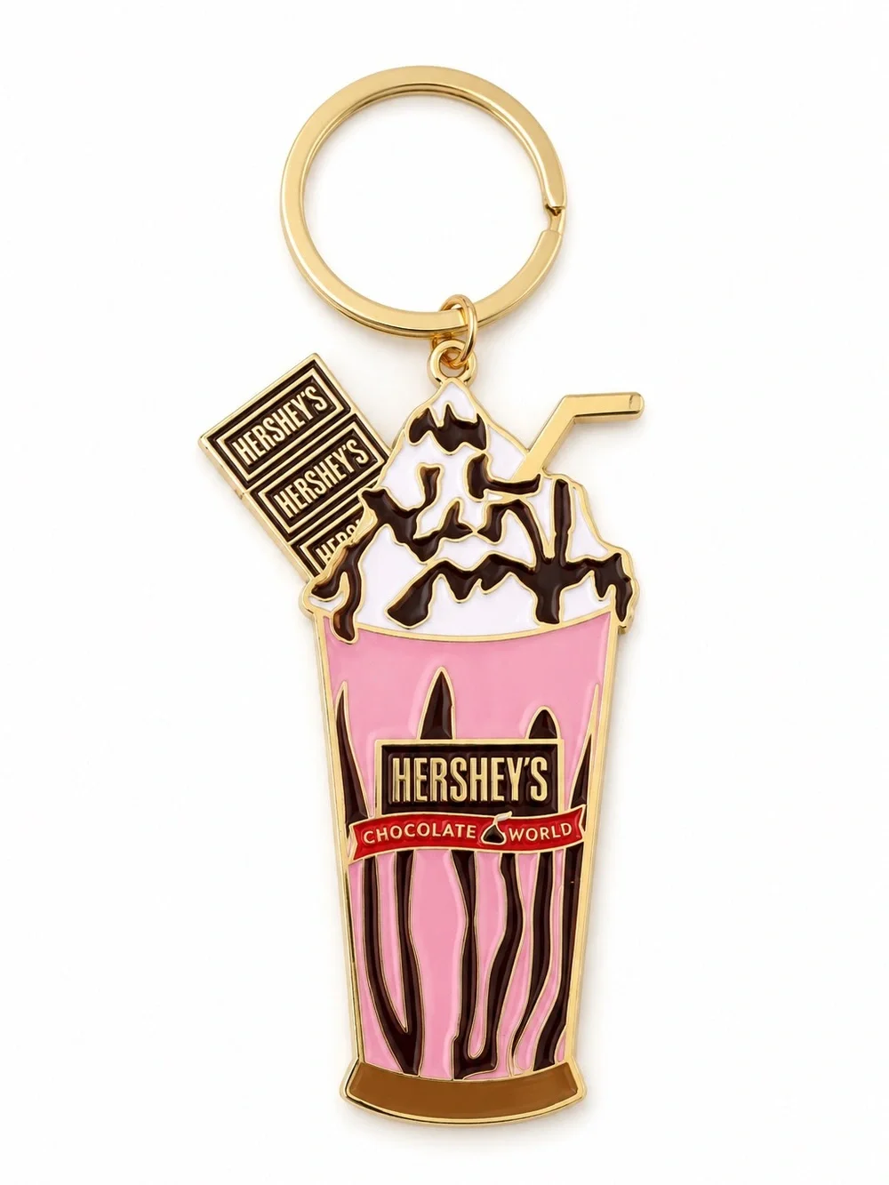 NWOT New Hersheys Chocolate Milkshake Keychain